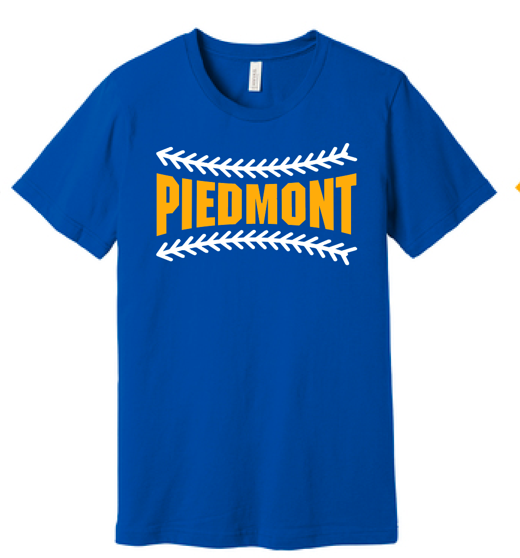 Piedmont Softball Adult T-shirt 3