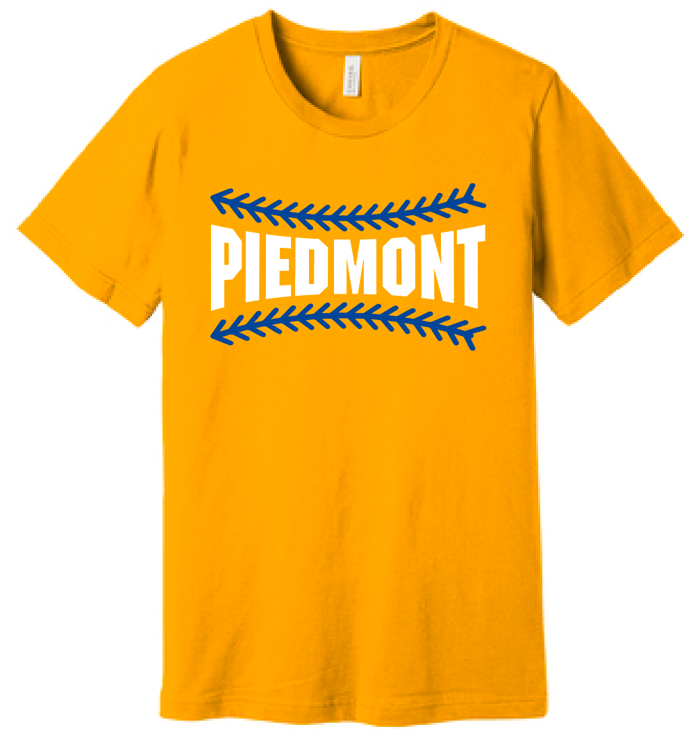 Piedmont Softball Adult T-shirt 3