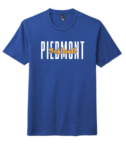 Piedmont Softball Adult T-shirt 1