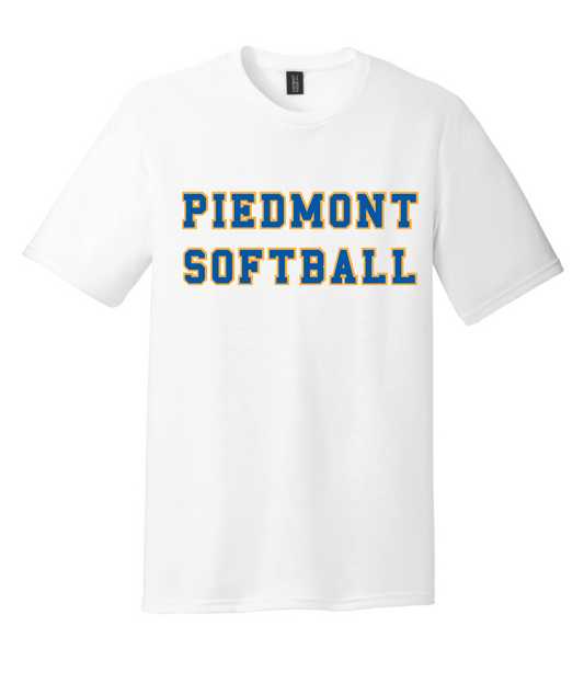 Piedmont Softball Adult T-Shirt 4