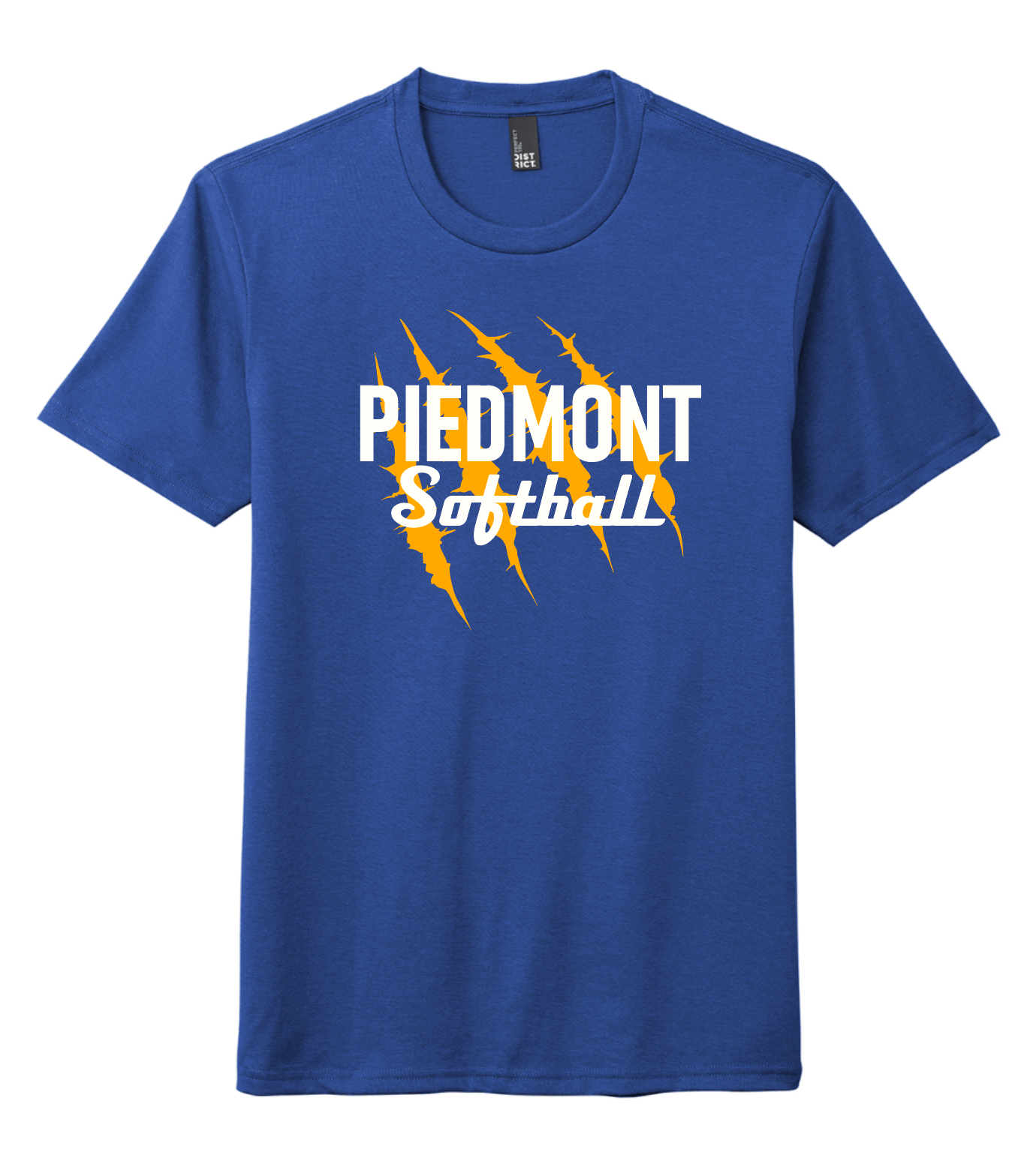 Piedmont Softball Claws Adult T-Shirt