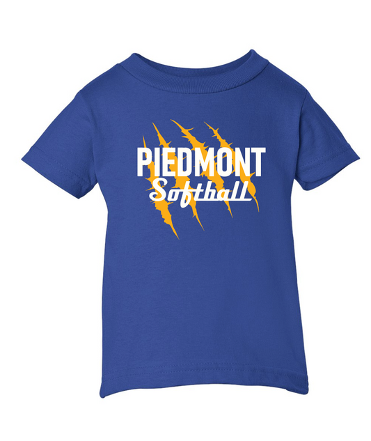 Piedmont Softball Claws Tiny Fans T-Shirt