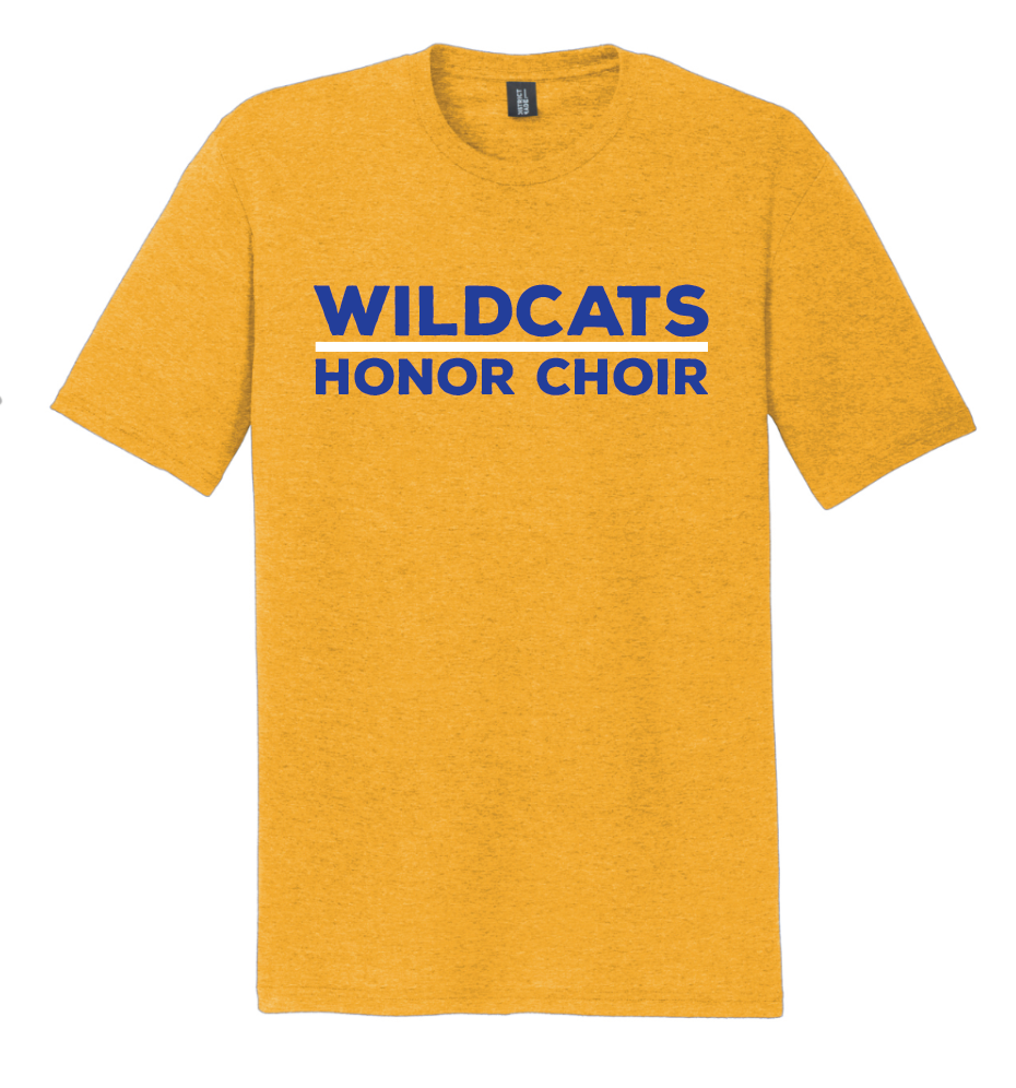 Wildcats Honor Choir Adult T-Shirt