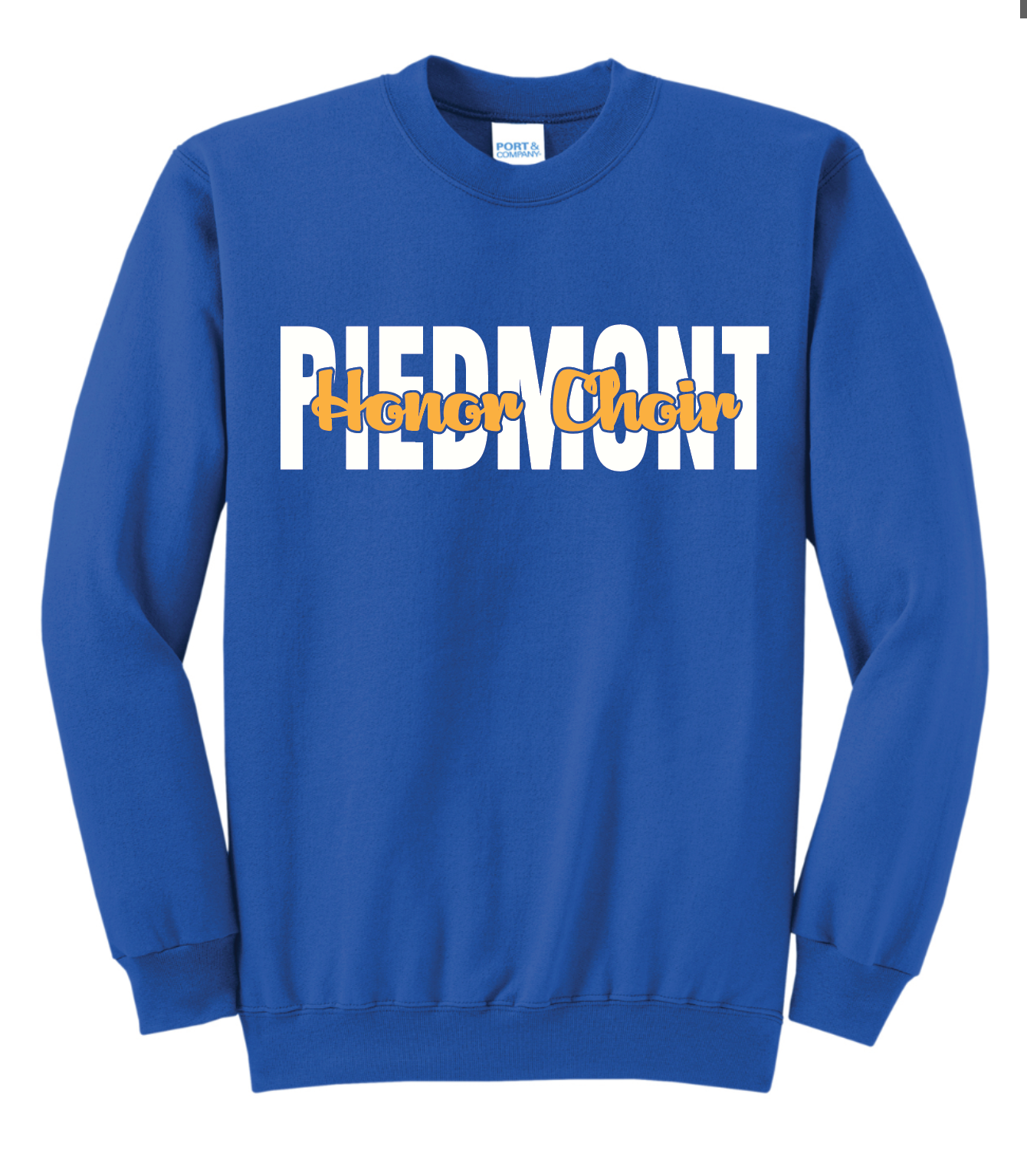 Piedmont Honor Choir Adult Crewneck