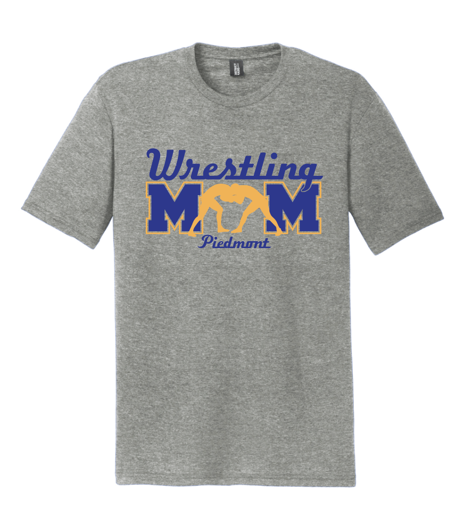 Piedmont Mom Wrestling Adult T-Shirt