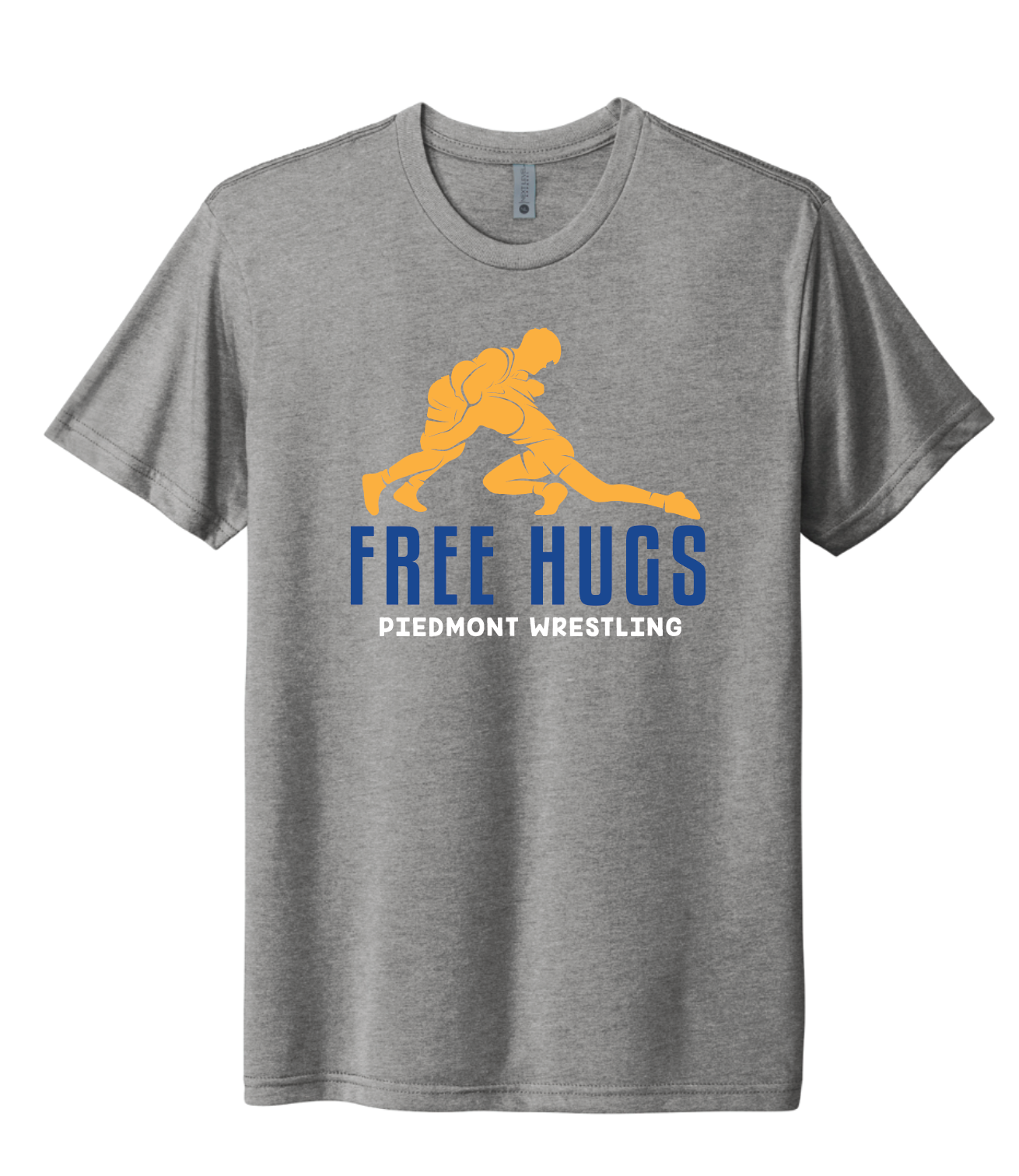 Piedmont Wrestling Hugs Adult T-Shirt