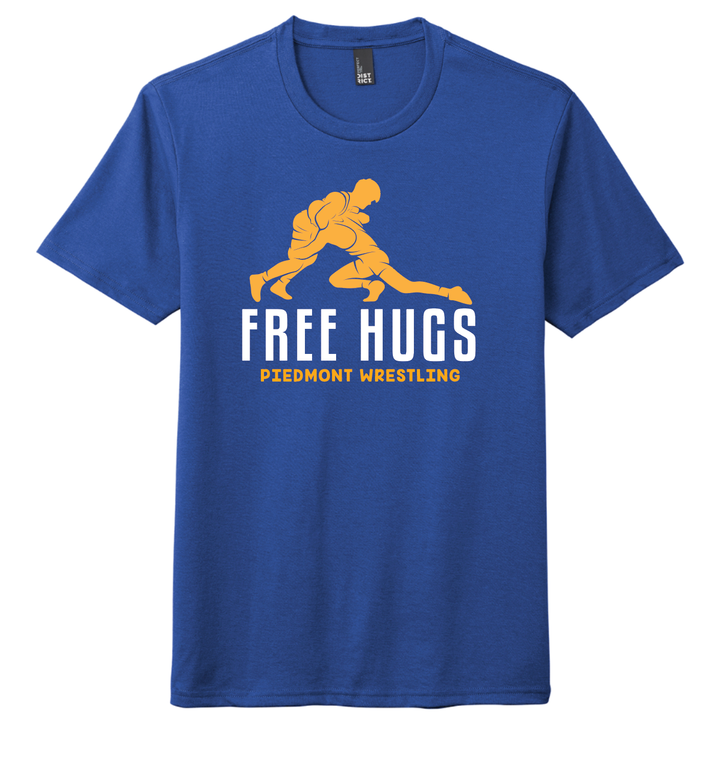 Piedmont Wrestling Hugs Adult T-Shirt