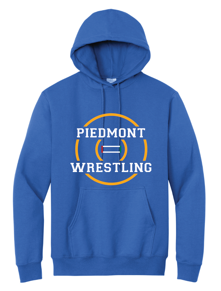 Piedmont Wrestling Mat Adult Hoodie