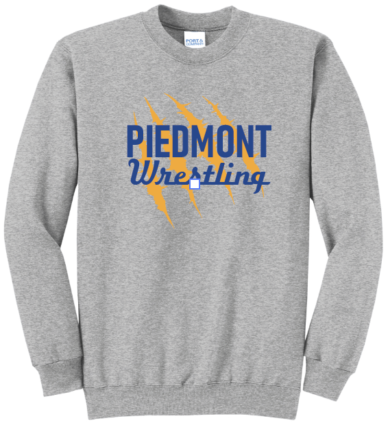 Piedmont Wrestling Claw Crewneck Sweatshirt