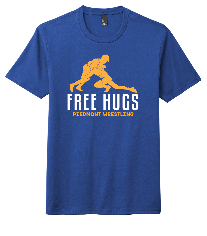 Piedmont Wrestling Hugs Youth T-Shirt