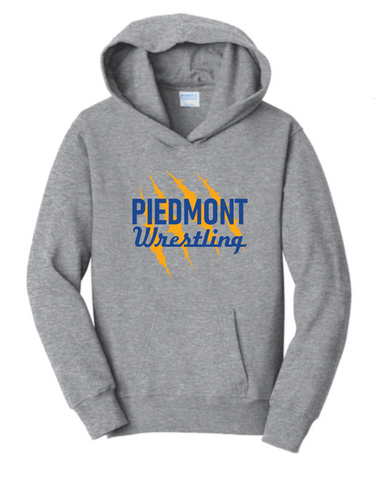 Piedmont Wrestling Claws Youth Hoodie