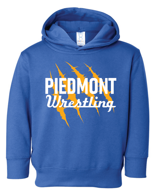 Piedmont Wrestling Claws Tiny Fans Hoodie