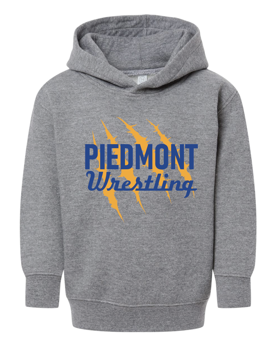 Piedmont Wrestling Claws Tiny Fans Hoodie