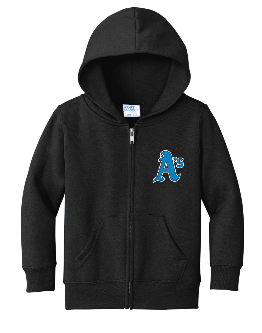 OAS A's ZIP TINY FAN Hoodie