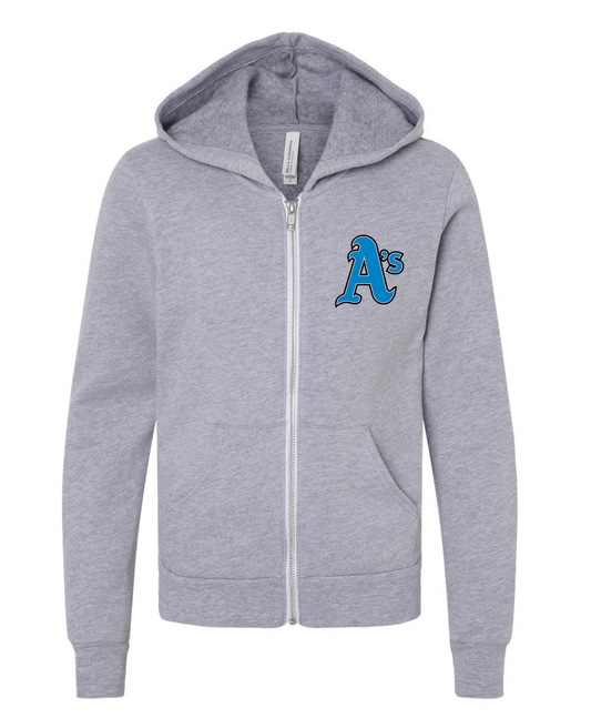 OAS A's ZIP ADULT Hoodie