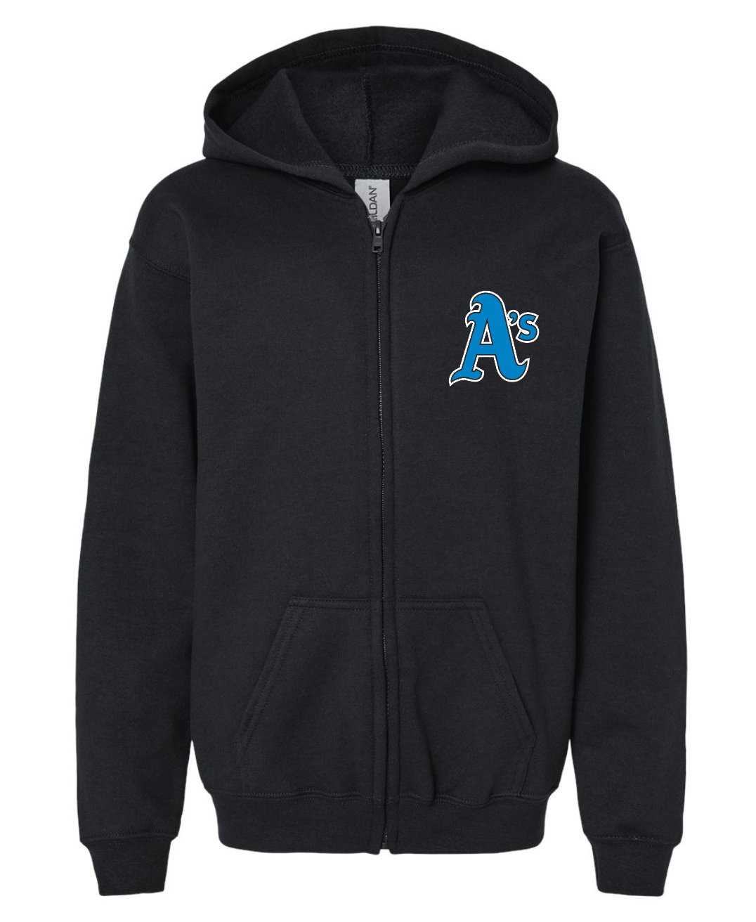 OAS A's ZIP ADULT Hoodie