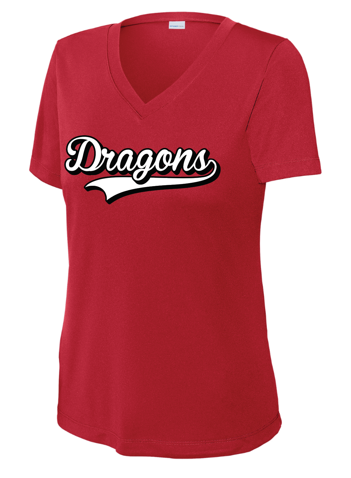 FAN GEAR - LADIES VNECK PERFORMANCE T-SHIRT