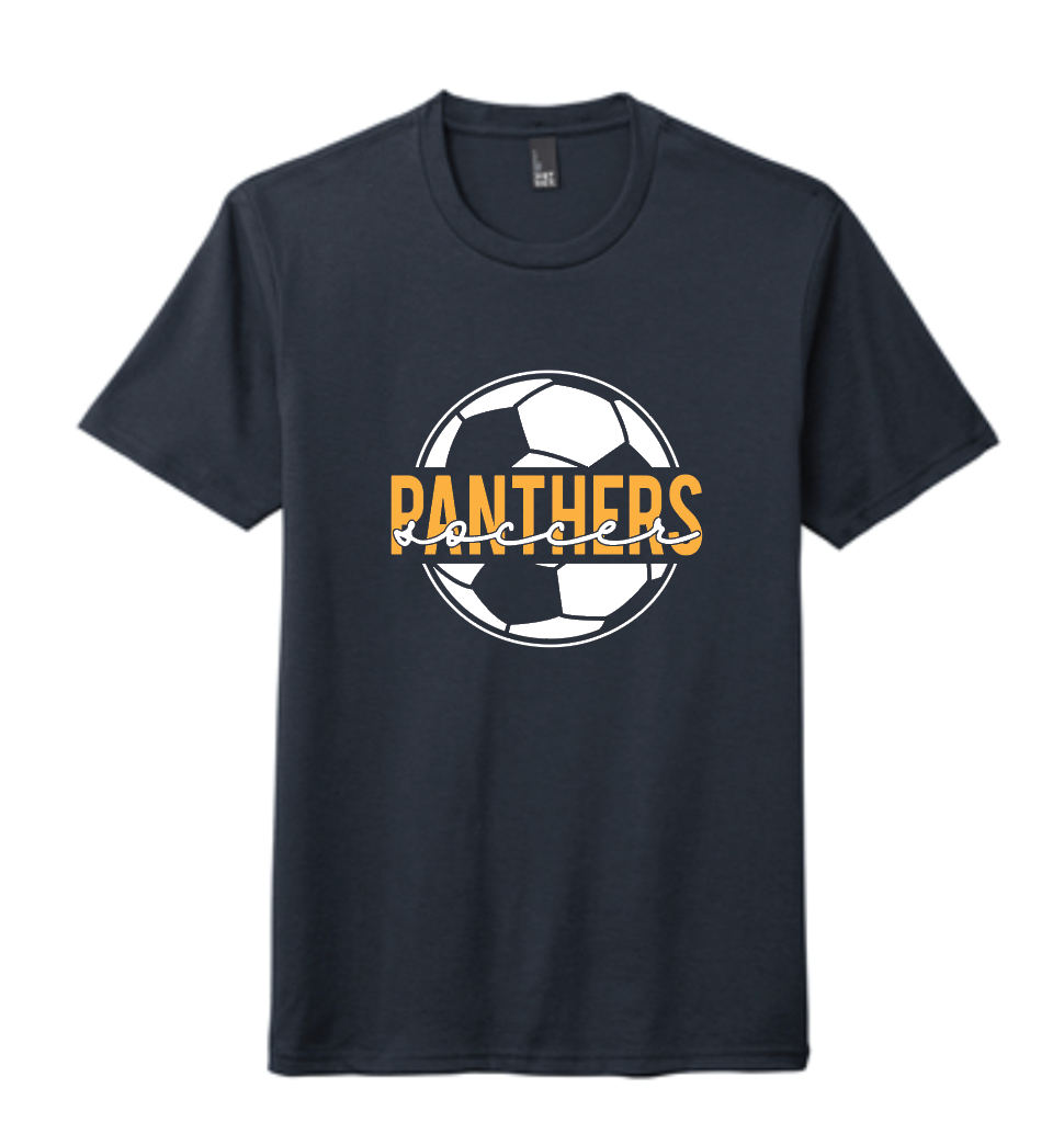 PANTHERS SOCCER BALL TEE Adult T-Shirt