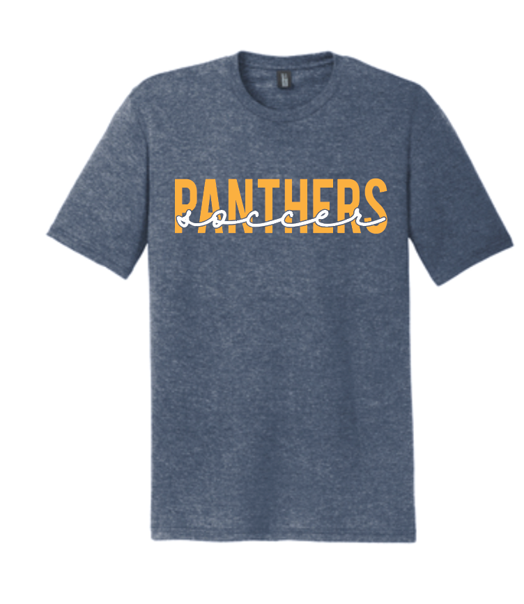 PANTHERS SOCCER OVERLAY TEE Adult T-Shirt