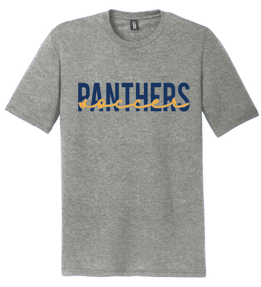 PANTHERS SOCCER OVERLAY TEE Adult T-Shirt