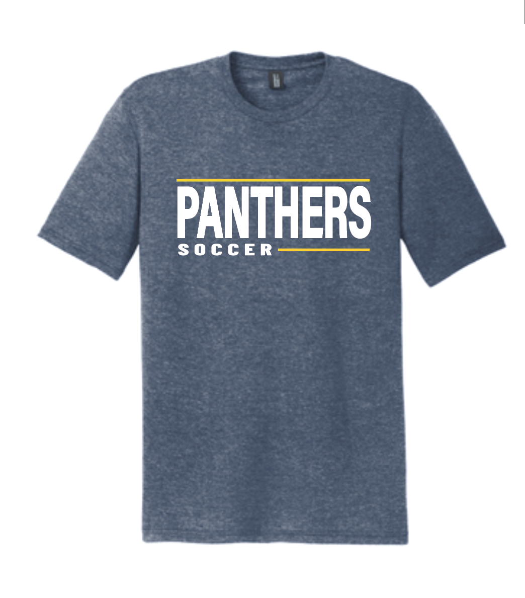 PANTHERS SOCCER LINES TEE Adult T-Shirt