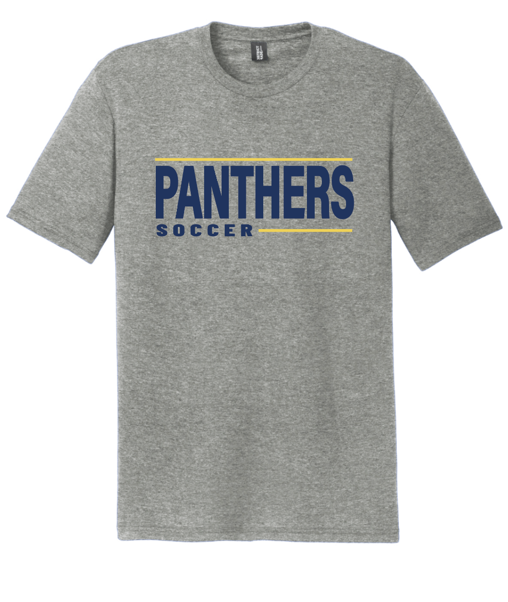 PANTHERS SOCCER LINES TEE Adult T-Shirt