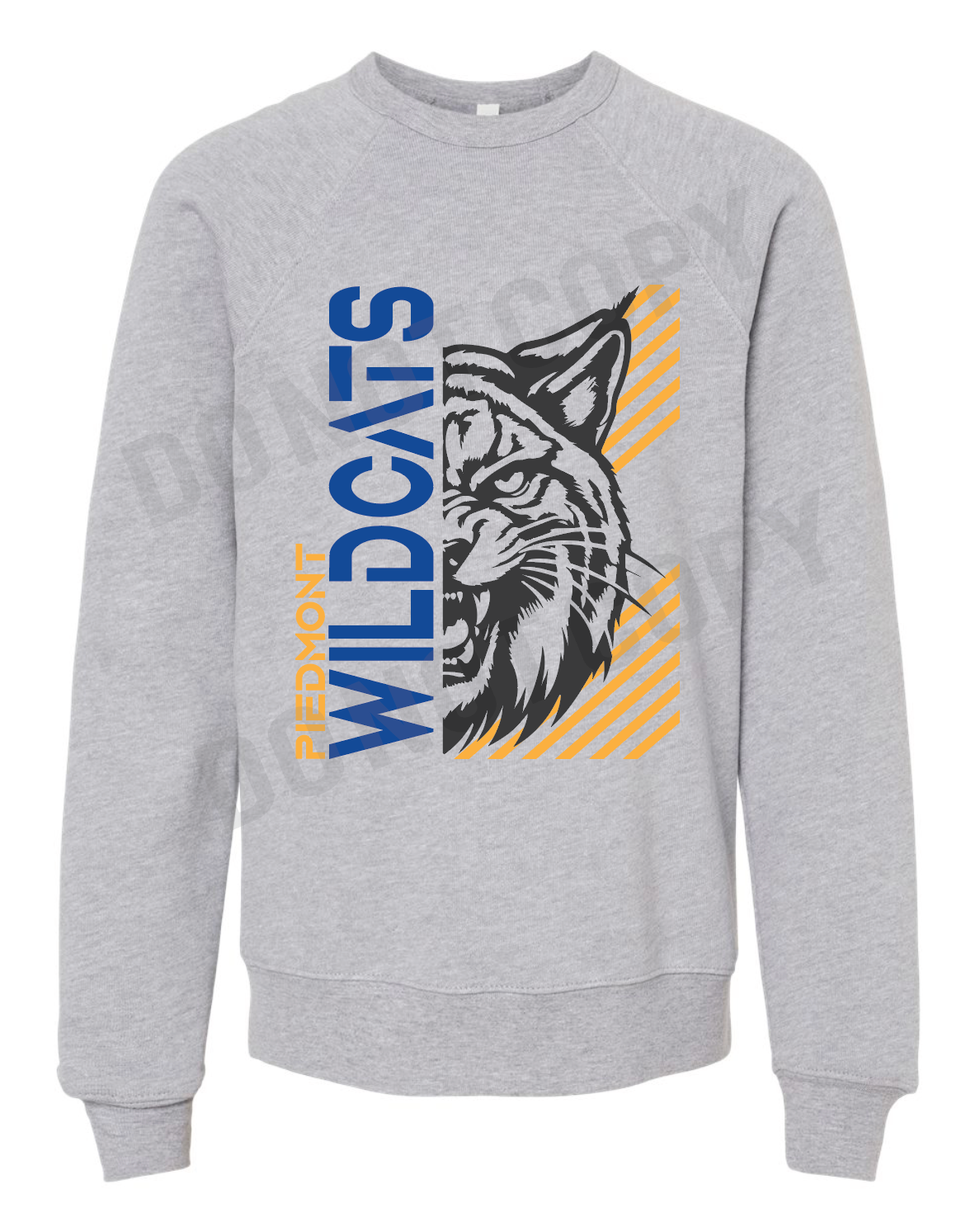 Half Wildcat Youth Crewneck Sweatshirt (2 Colors)