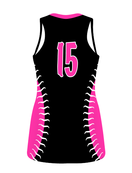 DAWGS - GIRLS FREESTYLE SUBLIMATED LIGHTWEIGHT SLEEVELESS SOFTBALL JERSEY